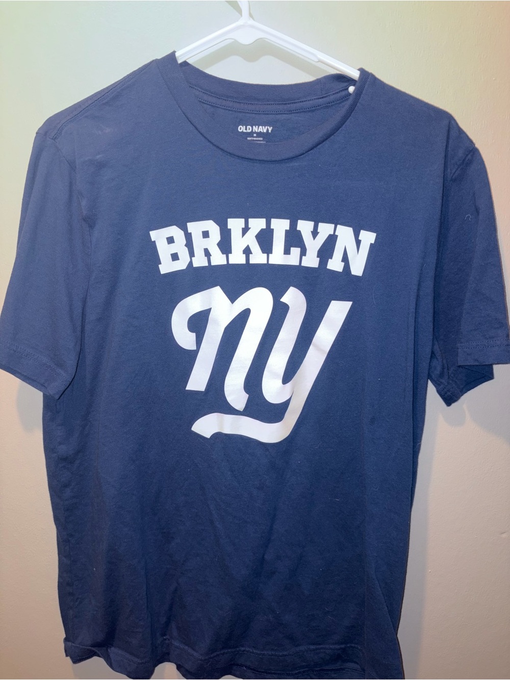 Old Navy Navy BRKLYN NY Graphic Short Sleeve Tee